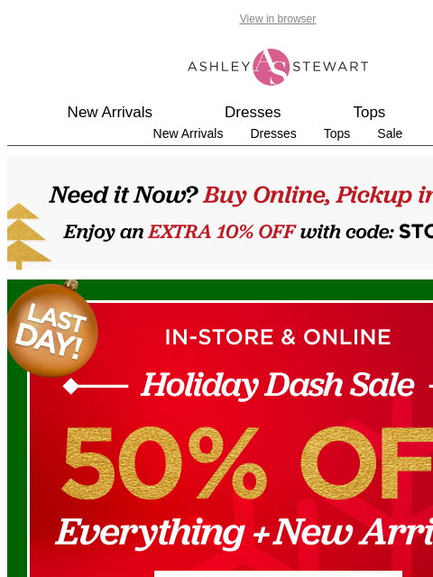 ashleystewart newsletter: 50% OFF ⚡️ Personality Prints 💫 ⭐️