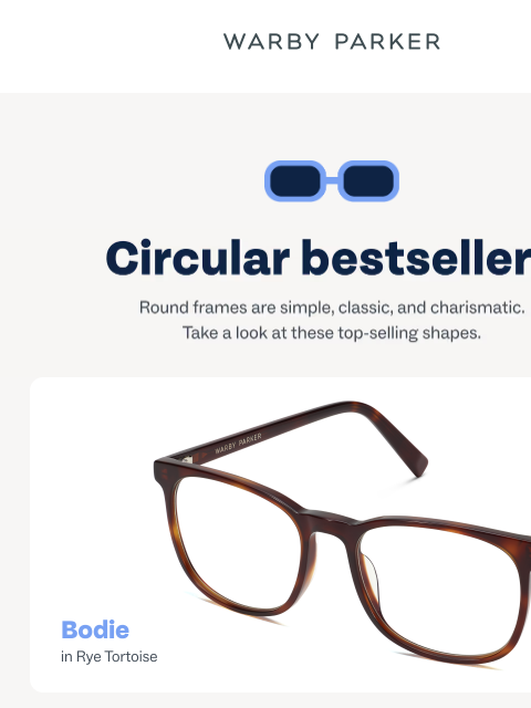 warbyparker newsletter: Round and round we go