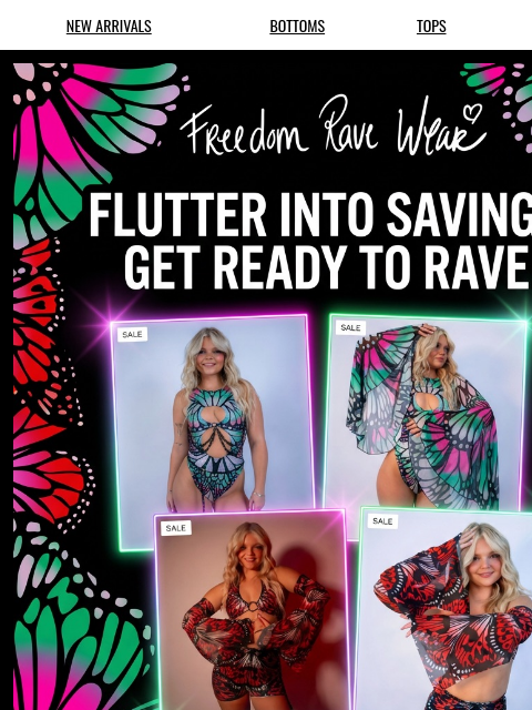 freedomravewear newsletter: it’s giving ethereal goddess (and we’re here for i...