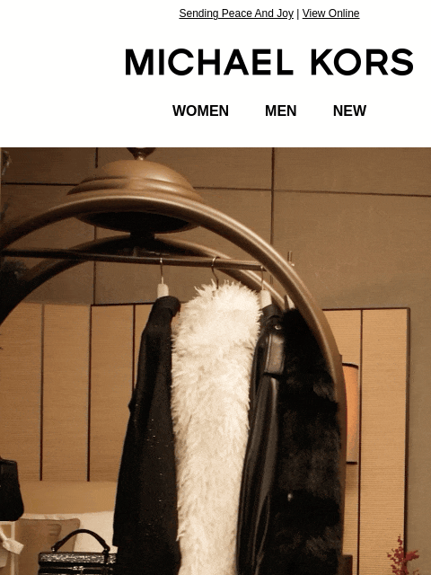 michaelkorsmail newsletter: Warm Holiday Wishes From Michael Kors