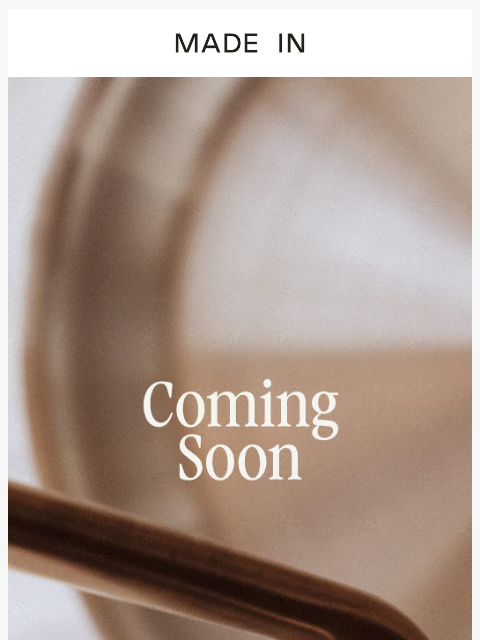 madeincookware newsletter: Something New Is Arriving on 1/1