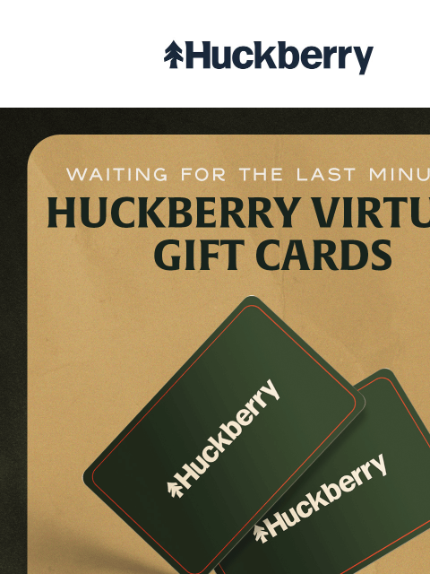 huckberry newsletter: [OPEN IN CASE OF EMERGENCY]