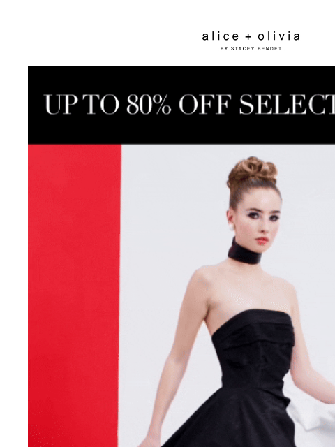 AT UP TO 80% OFF!!!!! ‌ ‌ ‌ ‌ ‌ ‌ ‌ ‌ ‌ ‌ ‌ ‌ ‌ Header Logo *TAKE 25% OFF SELECT STYLES. ONLY ITEMS MARKED WITH "HOLIDAY SALE" ARE ELIGIBLE FOR THE PROMOTION. VALID ON ALICEANDOLIVIA.COM USA