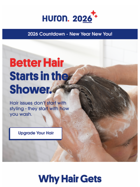 usehuron newsletter: Stop fighting your hair
