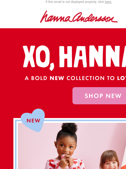 hannaandersson newsletter: A NEW Collection Sweeter Than Candy!