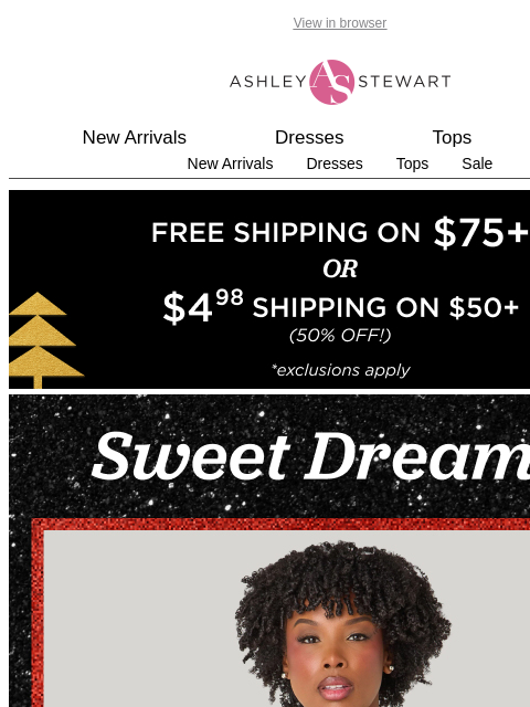 ashleystewart newsletter: Sweet dreams: New PJs for getting your beauty rest...