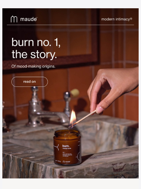 getmaude newsletter: burn number one.