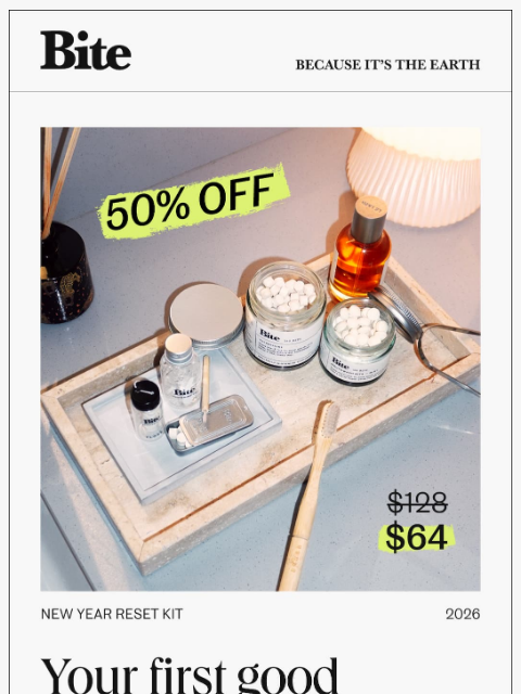 bitetoothpastebits newsletter: Your first good habit of 2026.