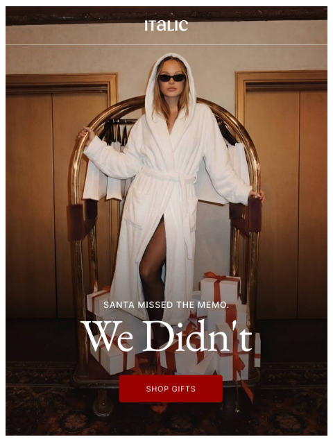 italic newsletter: Didn’t love your gift?