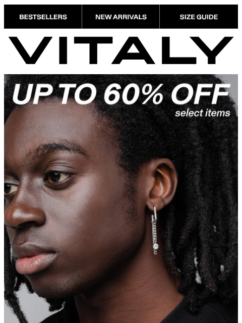 vitalydesign newsletter: END OF YEAR SALE: Up to 60% OFF