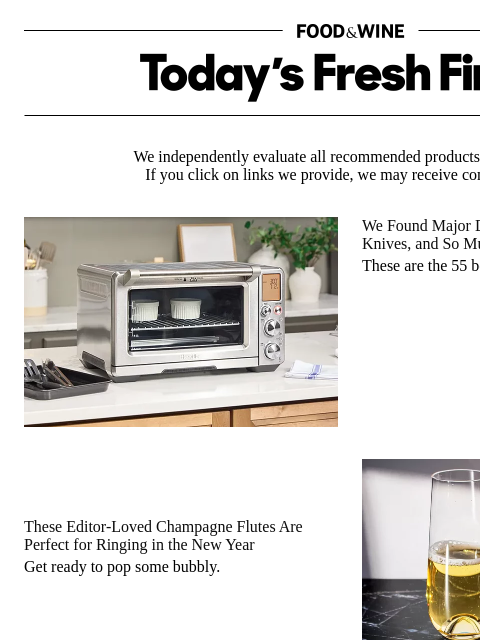 foodandwine newsletter: Amazon Prime Members Get First Dibs on After-Chris...