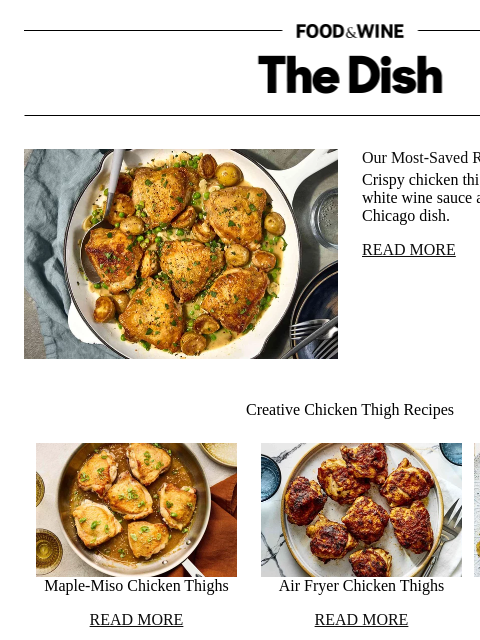 foodandwine newsletter: Our Most-Saved Recipe of 2025