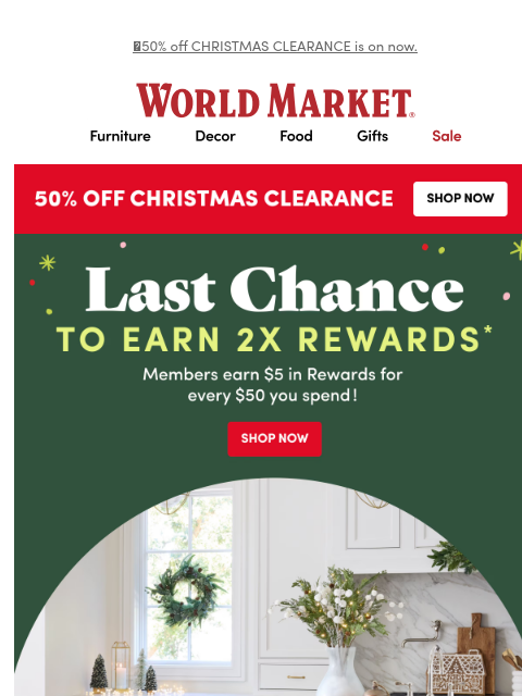 emailworldmarket newsletter: ‼️Last Chance: Earn 2X Rewards 