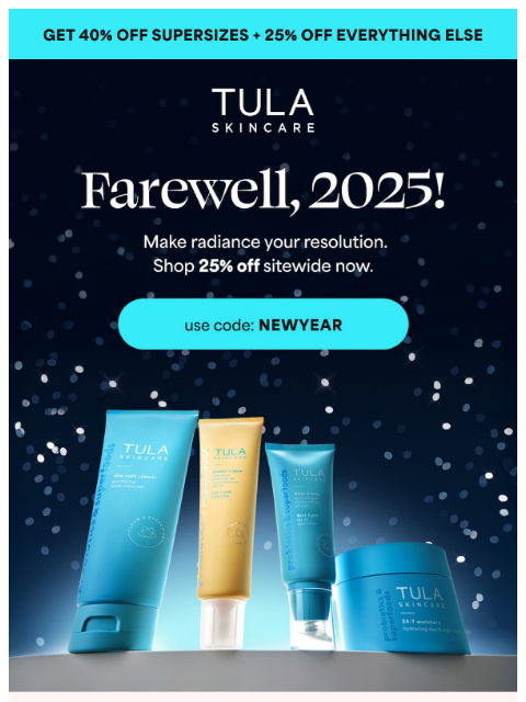 tula newsletter: Your glow, supersized ✨