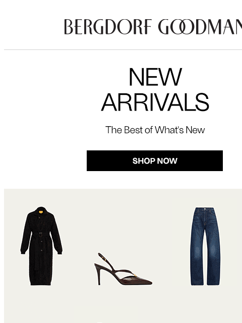 bergdorfgoodman newsletter: Newness Report: This Just In