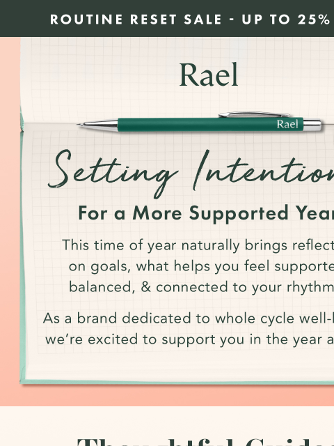 getrael newsletter: Reset & Restore: Cozy Rituals for the Year Ahead