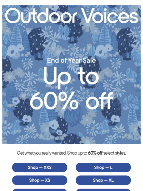 outdoorvoices newsletter: Get what you really wanted​