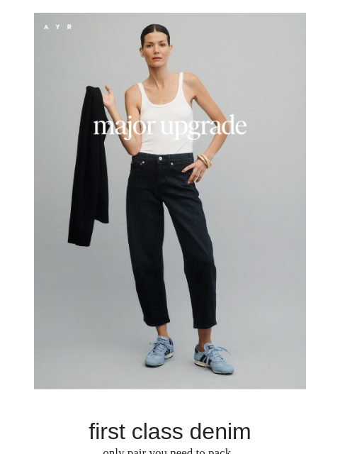 ayr newsletter: best jean to fly in