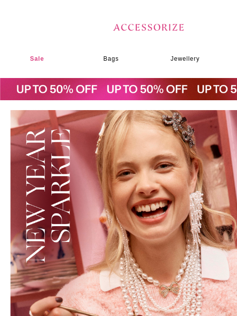 accessorize newsletter: Re your NYE outfit... 🪩✨