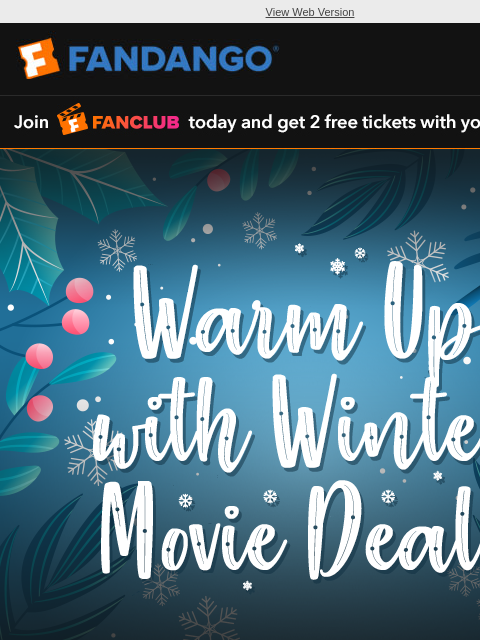 fandango newsletter: Your December Deals