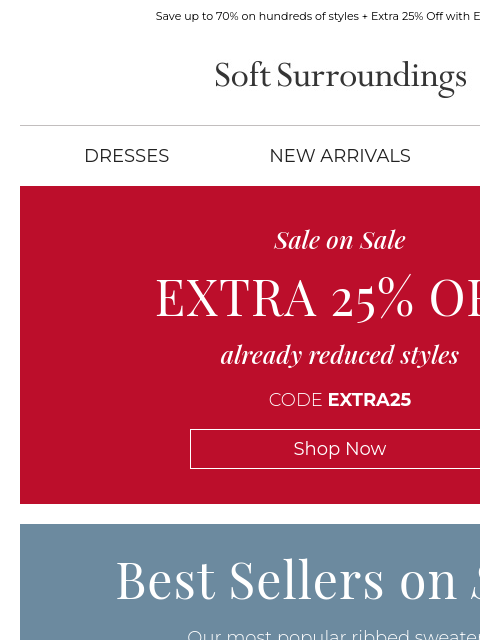 softsurroundings newsletter: Sweater Favorites on Sale