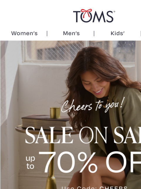 toms newsletter: Ready, Set, Go! Refresh Your 2026 Wardrobe