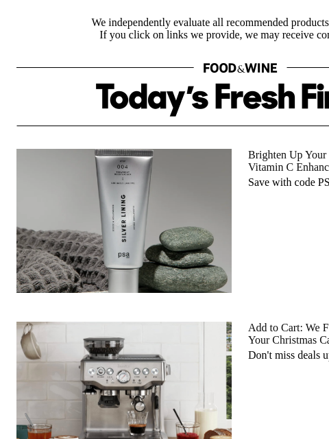 foodandwine newsletter: Spend Your Christmas Cash: Amazon Has Deals Up to ...