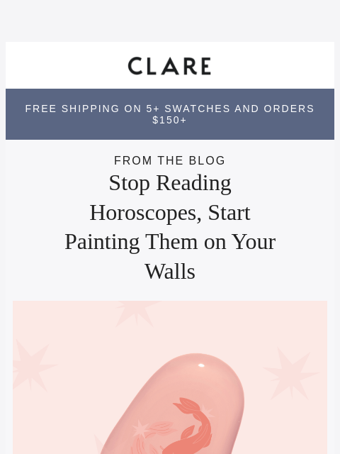 clare newsletter: Your 2026 Color Horoscope Is Here ✨