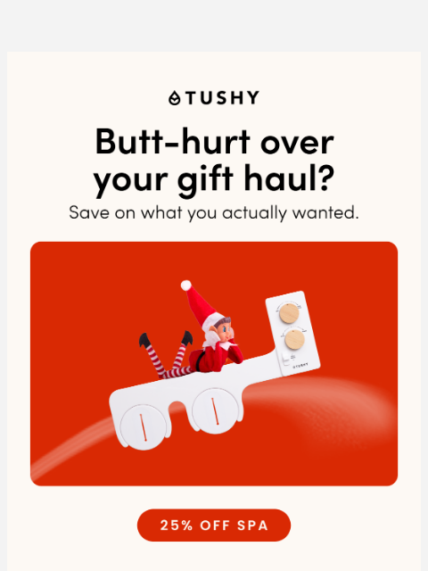 hellotushy newsletter: Santa do you dirty? 🎅