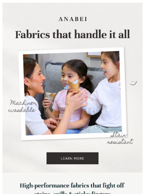 anabei newsletter: Non-toxic, Life-proof Fabrics