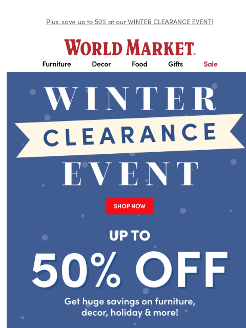 Plus, save up to 50% at our WINTER CLEARANCE EVENT! ‌ ‌ ‌ ‌ ‌ ‌ ‌ ‌ ‌ ‌ ‌ ‌ ‌ ‌ ‌ ‌ ‌ ‌ ‌ ‌ ‌ ‌ ‌ ‌ ‌ ‌ ‌ ‌ ‌ ‌ ‌ ‌ ‌ ‌ ‌ ‌ ‌ ‌ ‌ ‌ ‌ ‌ ‌ ‌ ‌ ‌ ‌ ‌ ‌ ‌ ‌ ‌ ‌ ‌ ‌ ‌ ‌ ‌ ‌ ‌ ‌ ‌ ‌ ‌ ‌ ‌ ‌ ‌ ‌ ‌ ‌ ‌ ‌ ‌ ‌