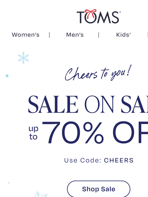 toms newsletter: 👟 Sneakers for the Fam - Starting at $28