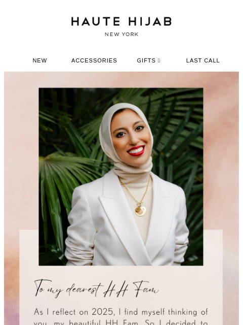hautehijab newsletter: Melanie's 2025 Journey: What's next for HH? 💌
