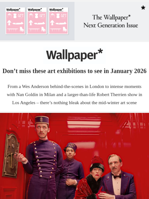 futureplc newsletter: Art exhibitions to see in January 2026