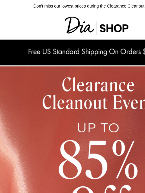 dia newsletter: Your Fave Designers 🤝 Up to 85% off ​