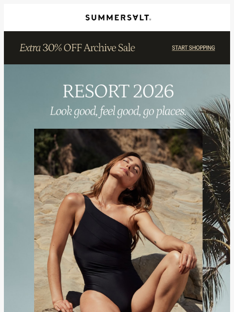 summersalt newsletter: It’s here! Resort 2026 ☀️