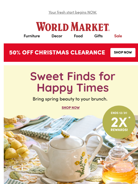 emailworldmarket newsletter: Looking for something NEW? 🌸🌷👀 