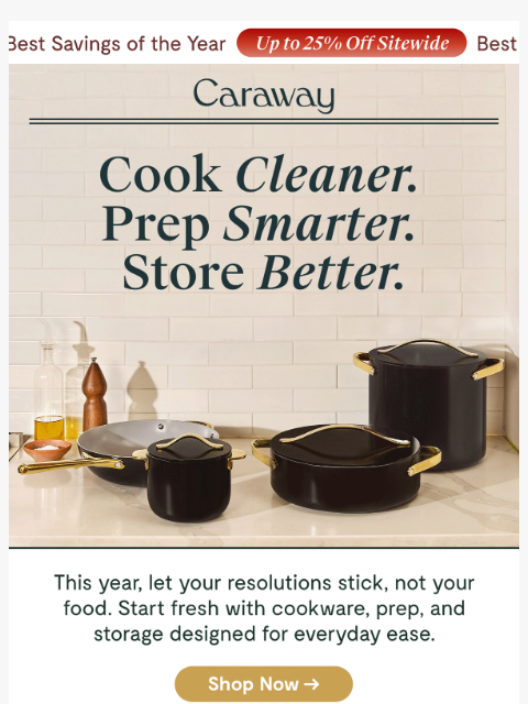 carawayhome newsletter: The New Year’s Reset Starts in the Kitchen