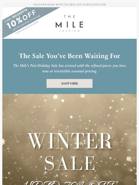 orchardmile newsletter: You’re exclusively invited…