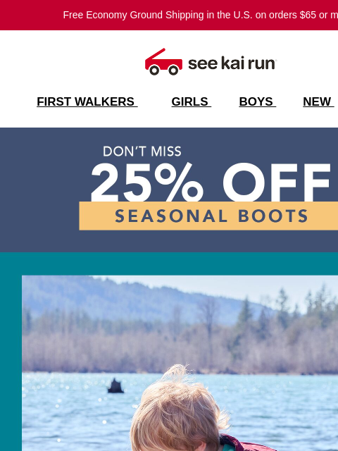 seekairun newsletter: 25% Off Boots? Yes, please ❄️