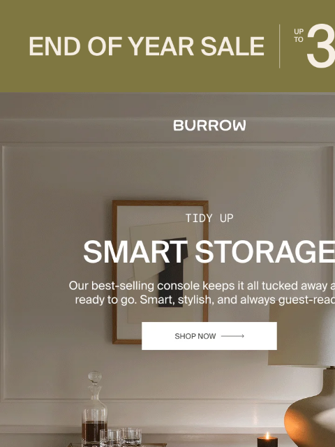 burrow newsletter: Out with the clutter