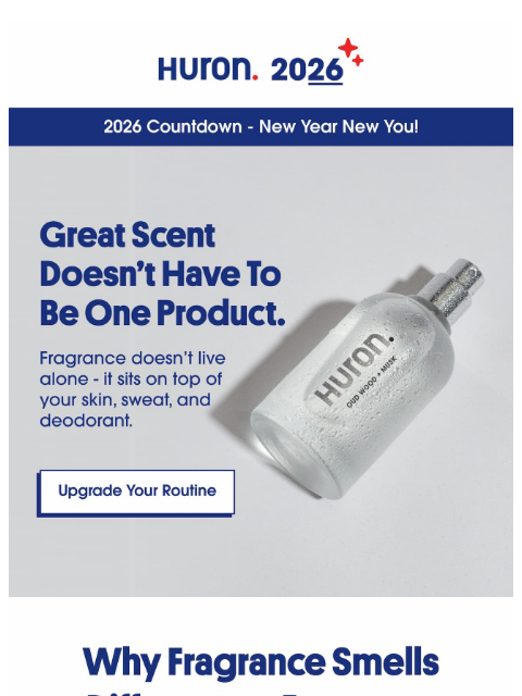 usehuron newsletter: Great scent doesn't have to be one product