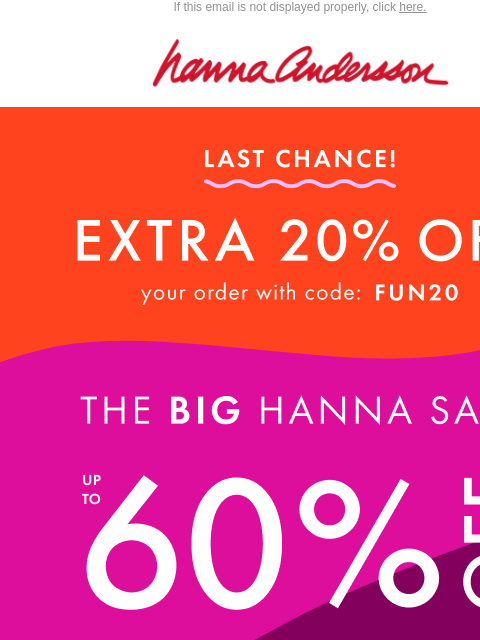 hannaandersson newsletter: SALE ALERT: Their Size Is Almost Sold Out! ⏳