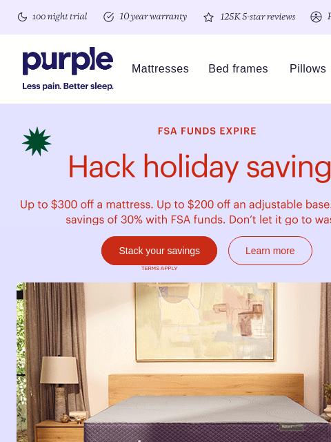 purple newsletter: PSA: your FSA funds expire soon