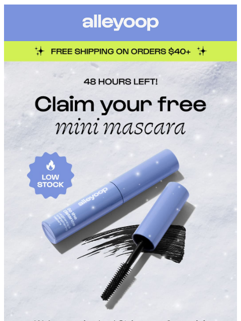 meetalleyoop newsletter: Low stock(ing) alert 🎁