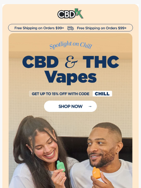 cbdfx newsletter: Spotlight on CBD & THC Vapes 🔦