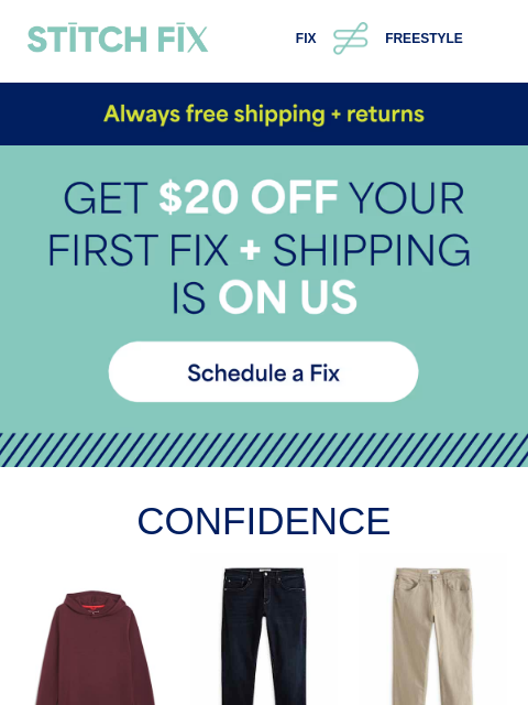 stitchfix newsletter: Your closet called—it’s ready