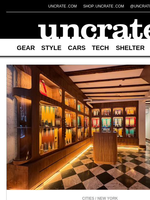 uncrate newsletter: 7 Spring Backgammon Club & more