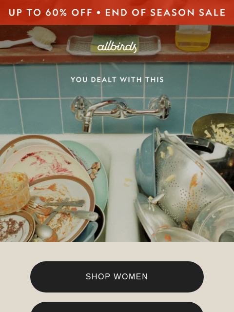 allbirds newsletter: Up To 60% Off Cozy Winter Sneaks 🤗