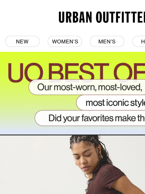 urbanoutfitters newsletter: UO Best of 2025 🏆